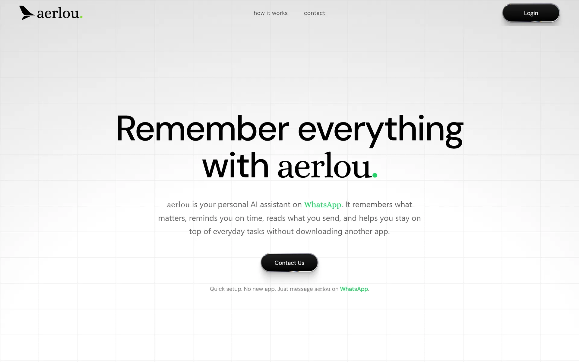 Aerlou Chat hero